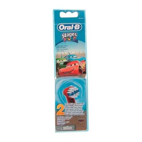 Насадка для зубной щетки Braun Oral-B EB10K Stages Kids Cars 2 шт в ДНС