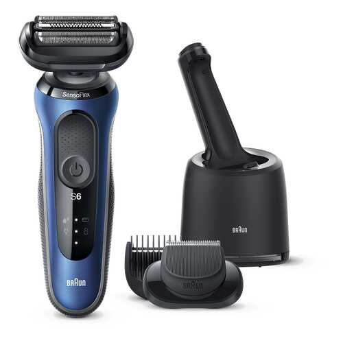 Электробритва Braun Series 6 60-B7500cc Blue в ДНС