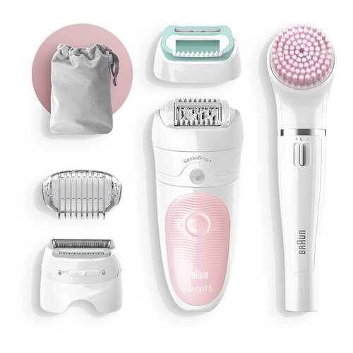 Эпилятор Braun SES 5-875 BS WD + прибор FaceSpa в ДНС