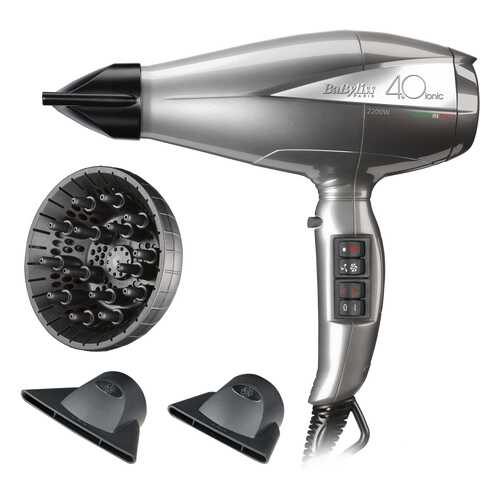 Фен Babyliss Le PRO 6675E Silver/Gray в ДНС