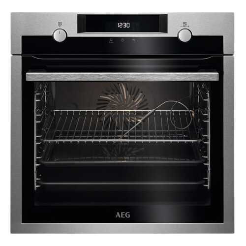 Встраиваемый электрический духовой шкаф AEG BCM546350M Silver в ДНС