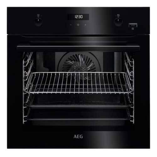 Встраиваемый электрический духовой шкаф AEG BER455120B Black в ДНС