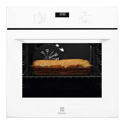 Встраиваемый электрический духовой шкаф Electrolux OEF5E50V White/Black в ДНС