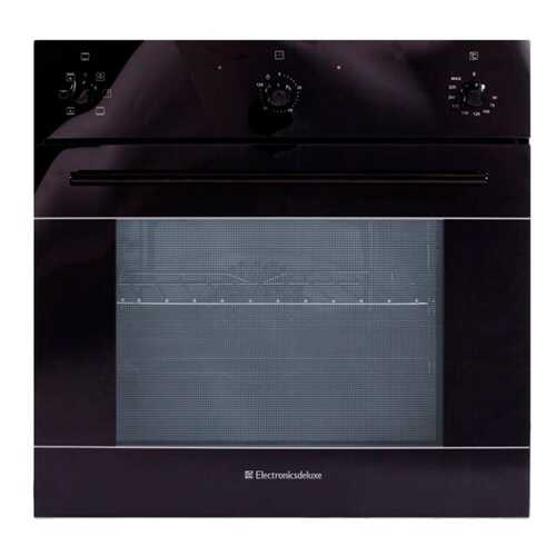 Встраиваемый электрический духовой шкаф Electronicsdeluxe 6006.03 ЭШВ-003 Black в ДНС