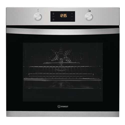 Встраиваемый электрический духовой шкаф Indesit IFW 3844 JP IX Silver/Black в ДНС