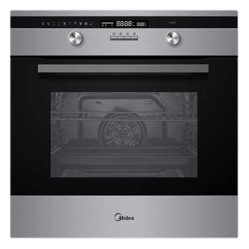 Встраиваемый электрический духовой шкаф Midea MO781E4SPX Silver/Black в ДНС