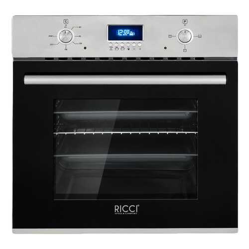 Встраиваемый электрический духовой шкаф RICCI REO-650IX Silver/Black в ДНС