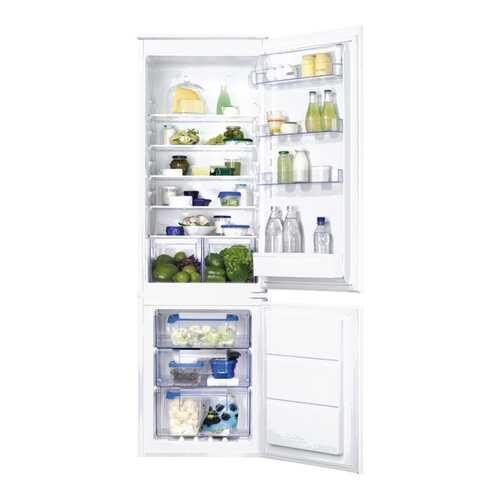 Встраиваемый холодильник Zanussi ZBB928651S White в ДНС