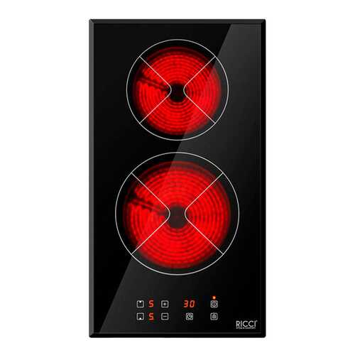 Встраиваемая электрическая панель Ricci DTL-D23002B Black в ДНС