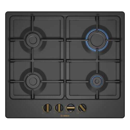 Встраиваемая газовая панель Bosch PGP6B3B90R Black в ДНС