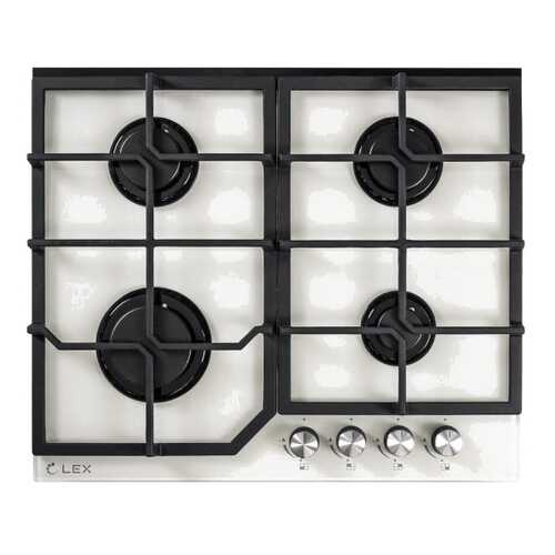 Встраиваемая газовая панель Lex GVG 6042 IV LIGHT White в ДНС