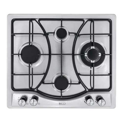 Встраиваемая газовая панель RICCI HBS4510 Silver в ДНС