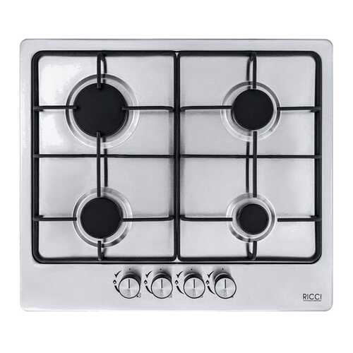 Встраиваемая газовая панель RICCI HBS4511 Silver в ДНС