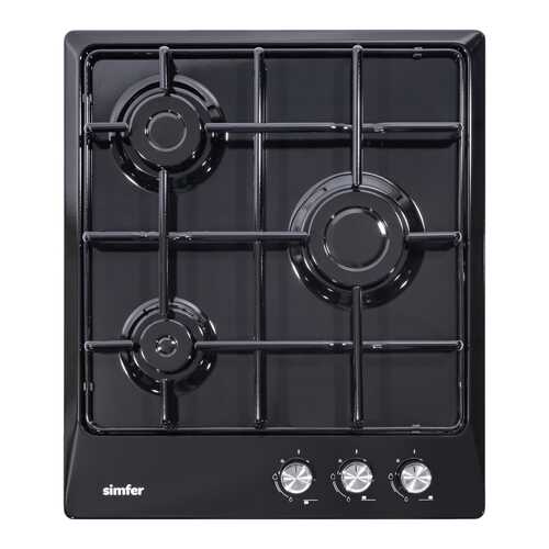 Встраиваемая газовая панель Simfer H45V30B400 Black в ДНС