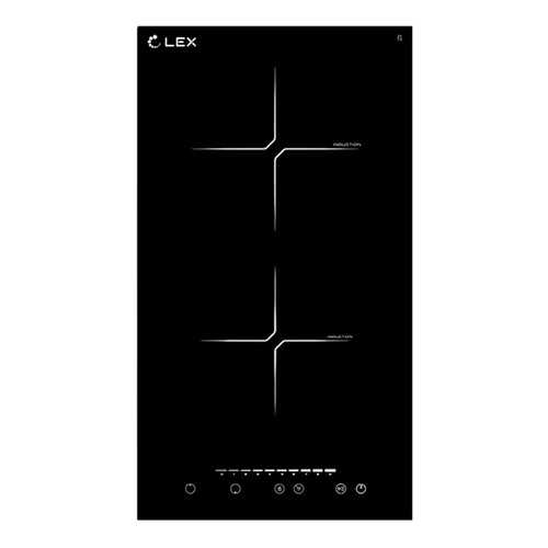 Встраиваемая индукционная панель Lex EVI 320-2 BL Black в ДНС