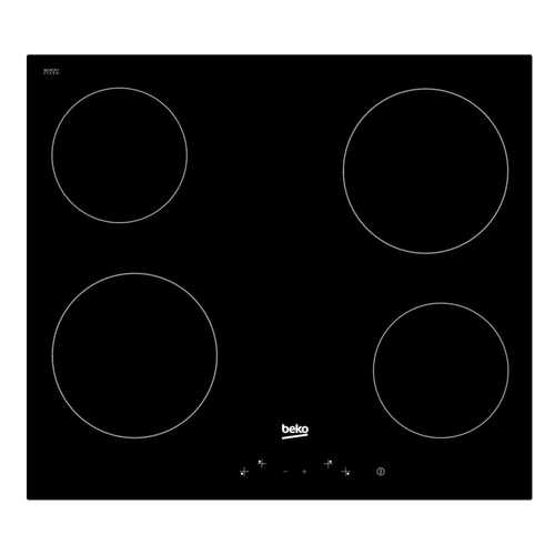 Встраиваемая варочная панель электрическая Beko HIC 64401 Black в ДНС