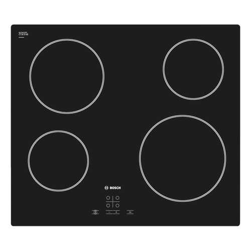 Встраиваемая варочная панель электрическая Bosch PKE611D17E Black в ДНС