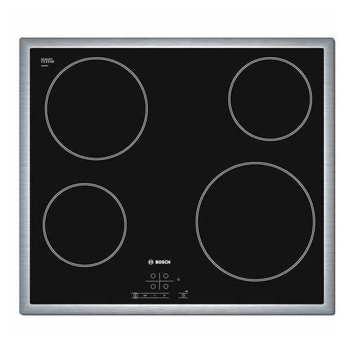 Встраиваемая варочная панель электрическая Bosch PKE645B17 Black в ДНС