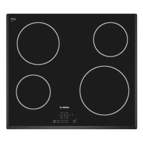 Встраиваемая варочная панель электрическая Bosch PKE651B17E Black в ДНС