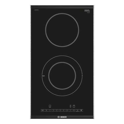 Встраиваемая варочная панель электрическая Bosch PKF375FP1E Black в ДНС