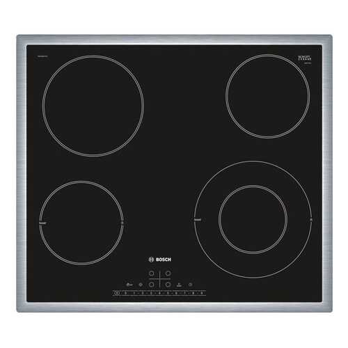 Встраиваемая варочная панель электрическая Bosch PKF645FP1 Black в ДНС