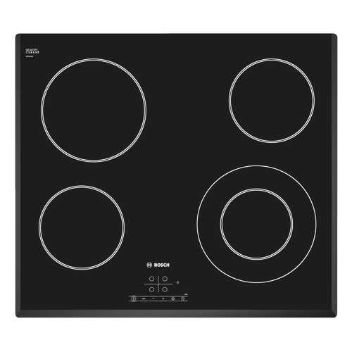 Встраиваемая варочная панель электрическая Bosch PKF651B17 Black в ДНС