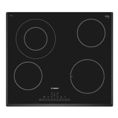 Встраиваемая варочная панель электрическая Bosch PKF651FP1E Black в ДНС