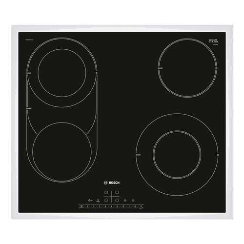 Встраиваемая варочная панель электрическая Bosch PKM645FP1R Black в ДНС