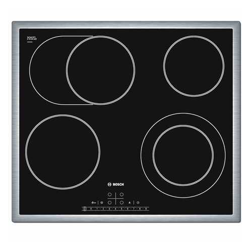 Встраиваемая варочная панель электрическая Bosch PKN645F17R Black в ДНС