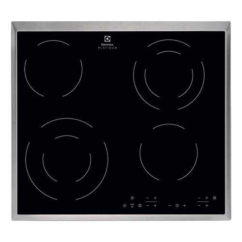 Встраиваемая варочная панель электрическая Electrolux CEE6432KX Black в ДНС