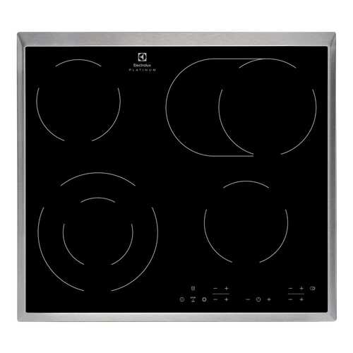 Встраиваемая варочная панель электрическая Electrolux CME6436KX Black в ДНС