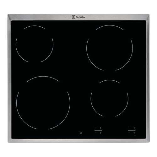 Встраиваемая варочная панель электрическая Electrolux CPE6420KX Black в ДНС