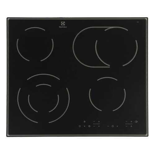 Встраиваемая варочная панель электрическая Electrolux CPE644RBC Black в ДНС