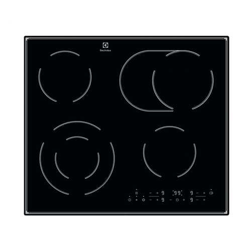 Встраиваемая варочная панель электрическая Electrolux CPE644RCC Black в ДНС