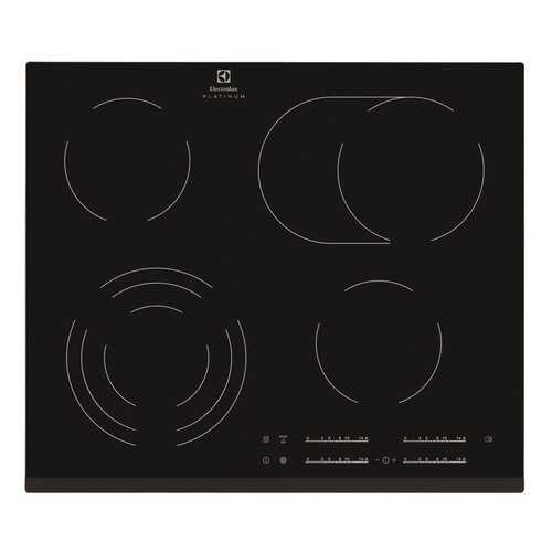 Встраиваемая варочная панель электрическая Electrolux EHF96547FK Black в ДНС
