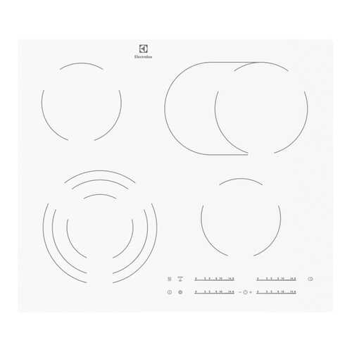 Встраиваемая варочная панель электрическая Electrolux EHF96547IW White в ДНС