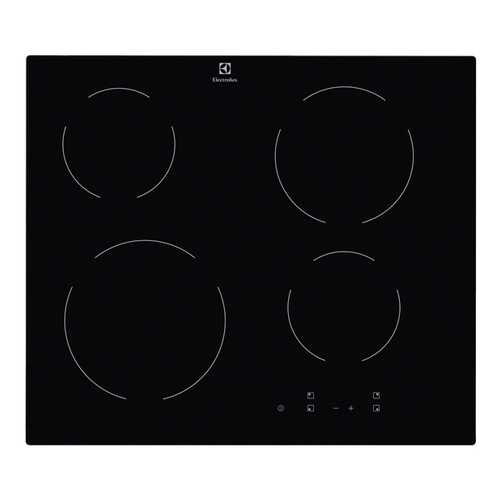 Встраиваемая варочная панель электрическая Electrolux EHV56240AK Black в ДНС