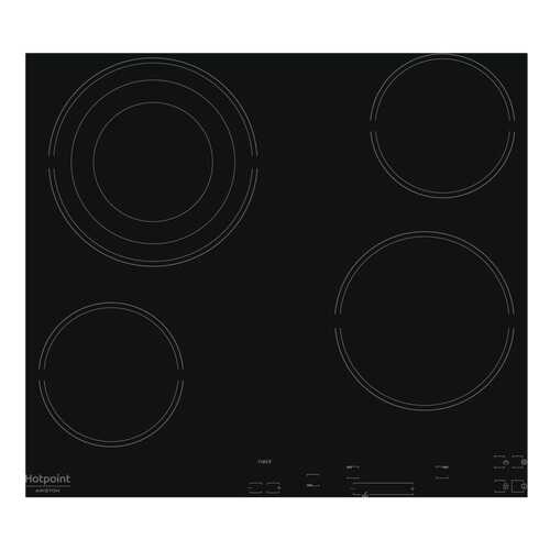 Встраиваемая варочная панель электрическая Hotpoint-Ariston HAR 643 T F Black в ДНС