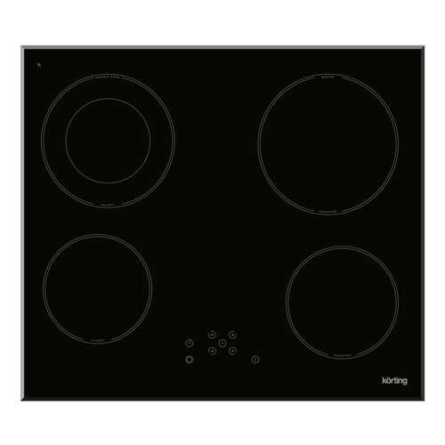 Встраиваемая варочная панель электрическая Korting HI 62022 B Black в ДНС