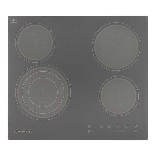 Встраиваемая варочная панель электрическая KUPPERSBERG ECS 603 Gr Grey в ДНС