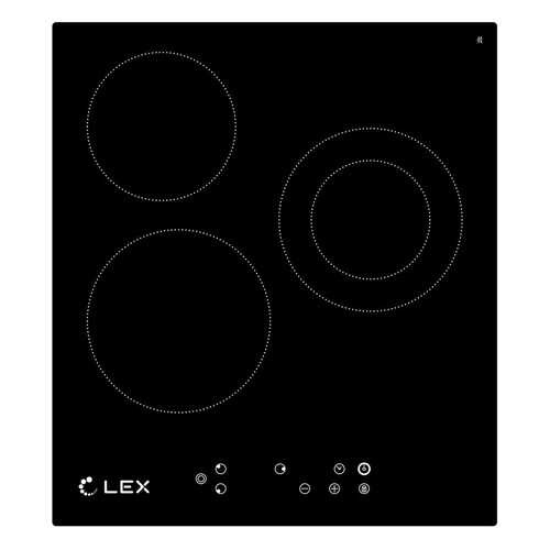 Встраиваемая варочная панель электрическая LEX EVH 431 BL Black в ДНС