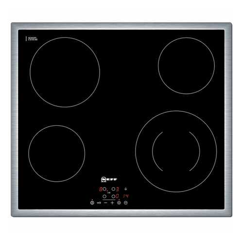 Встраиваемая варочная панель электрическая Neff T13B41N2 Black в ДНС