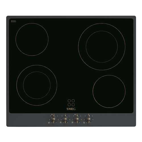 Встраиваемая варочная панель электрическая Smeg P864AO Black в ДНС