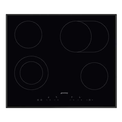 Встраиваемая варочная панель электрическая Smeg SE364EMTB Black в ДНС