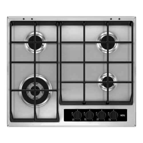 Встраиваемая варочная панель газовая AEG HG565455SY Silver в ДНС