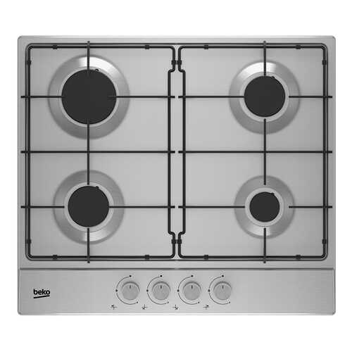 Встраиваемая варочная панель газовая Beko HIAG64223X Silver в ДНС