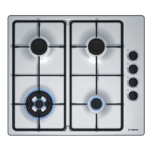 Встраиваемая варочная панель газовая Bosch PBH6B5B60 Silver в ДНС