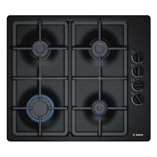 Встраиваемая варочная панель газовая Bosch PBP6C6B91R Black в ДНС
