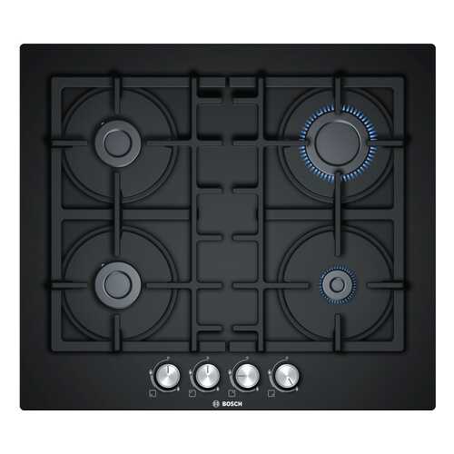 Встраиваемая варочная панель газовая Bosch PNP6B6O90R Black в ДНС