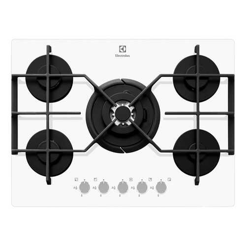 Встраиваемая варочная панель газовая Electrolux EGT97353YW White в ДНС